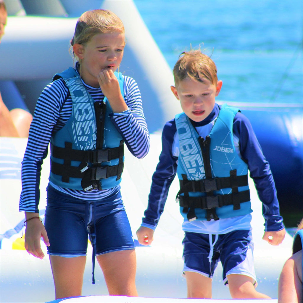 Sea Breeze Navy Long Sleeve Kids Rash Vest with sailboat chest print Age 4-11yrs - Jody and Lara