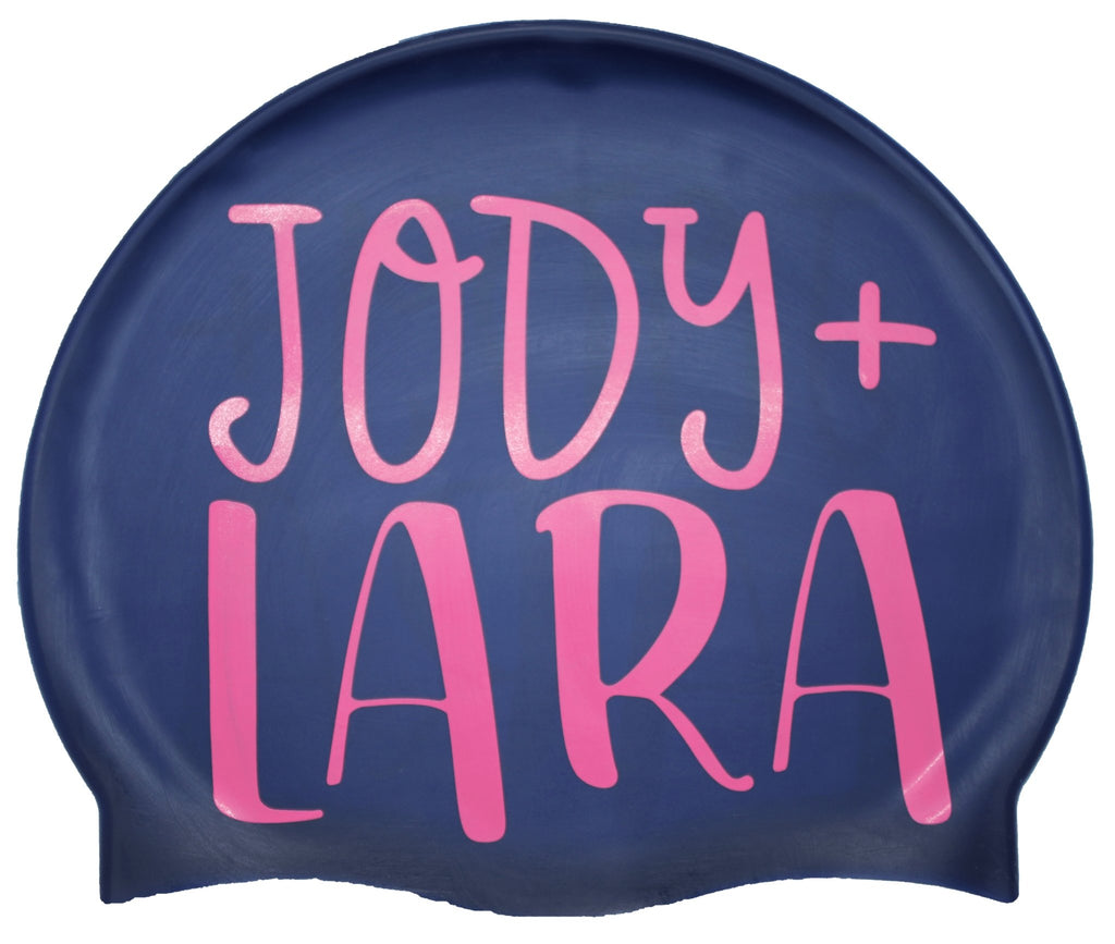 Beach Butterfly 100% Silicone Printed Swimhat - Jody and Lara