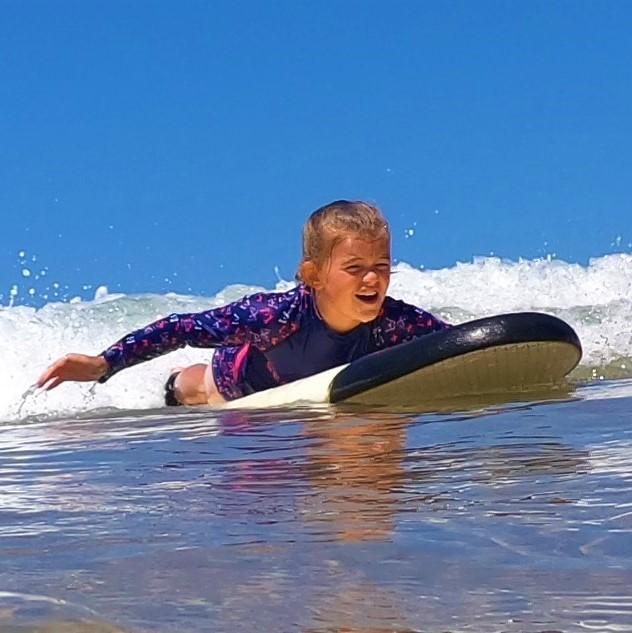 Beach Butterfly Kids butterfly Print Long Sleeve Rash Vest pink and indigo Ages 4-11 years - Jody and Lara