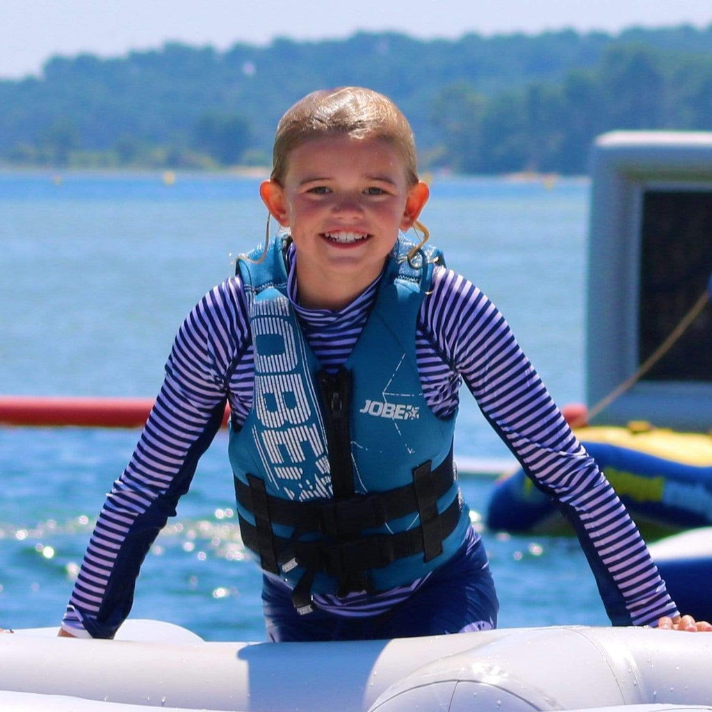 Sea Breeze Kids Navy and White Stripe Long Sleeve Rash Vest Age 4-11 yrs - Jody and Lara