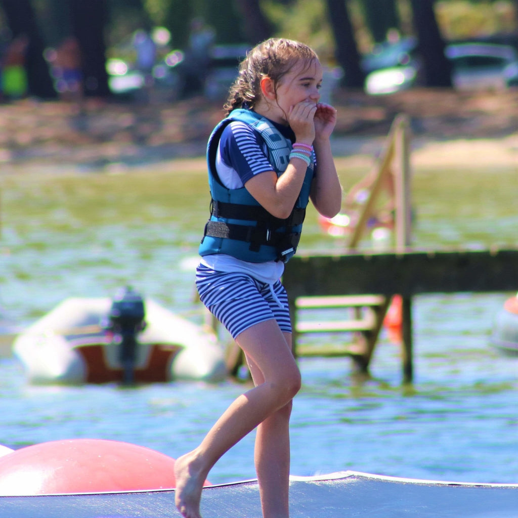 Sea Breeze Kids Navy and White Stripe Swim Shorts Age 4-11yrs - Jody and Lara